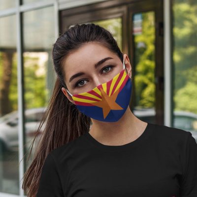 Flag of Arizona face mask