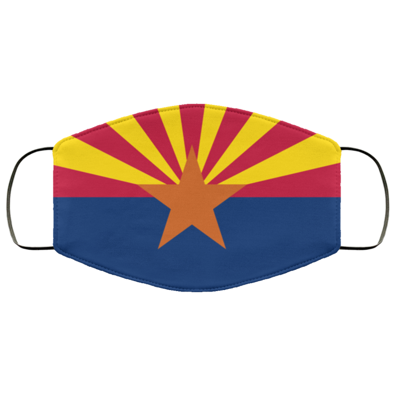 flag of Arizona cloth face mask