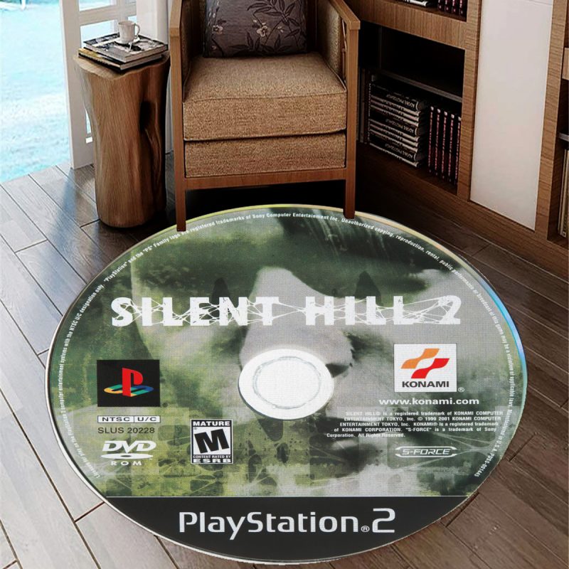 Silent Hill 2 Playstation 2 Round Rug