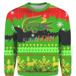 Alligator Loki ugly christmas sweater