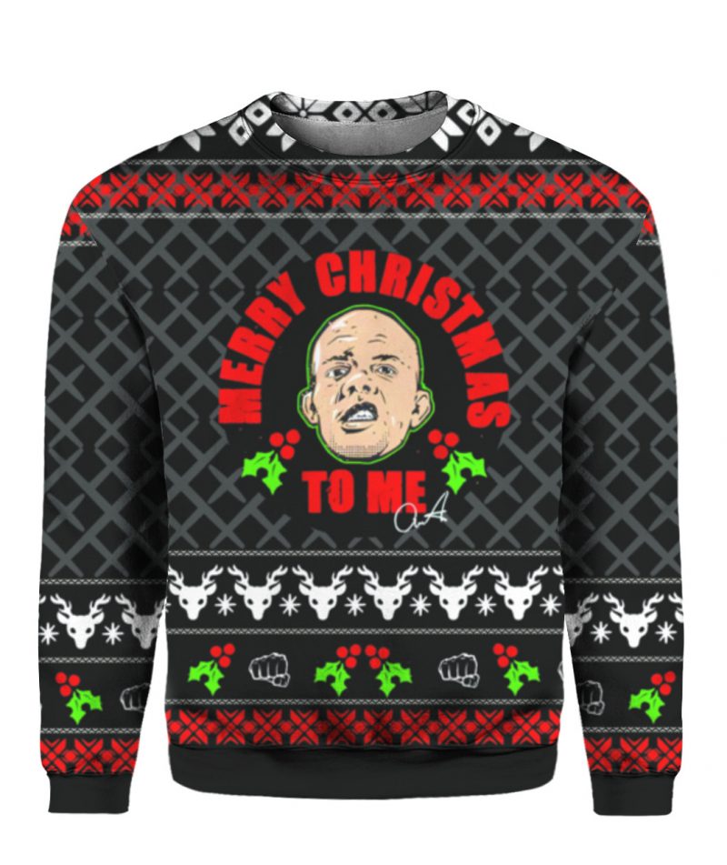 Anthony Smith merry christmas to me Ugly Christmas sweater 6