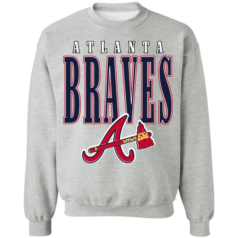 Atlanta Braves Retro 1990s MLB Crewneck Sweatshirt 12