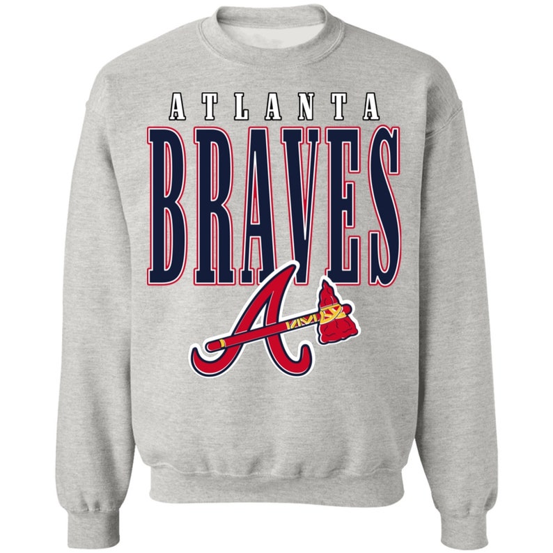 Atlanta Braves Retro 1990s MLB Crewneck Sweatshirt