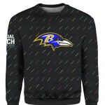 Baltimore Ravens 2021 NFL Crucial Catch Sweatshirt