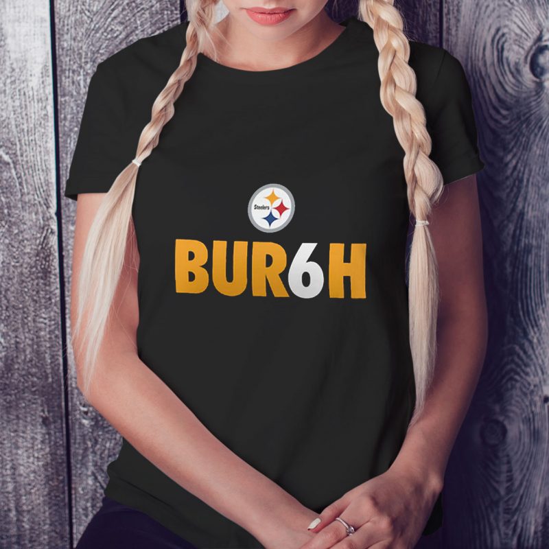 Black Ladies Tee Pittsburgh Steelers Hometown T Shirt