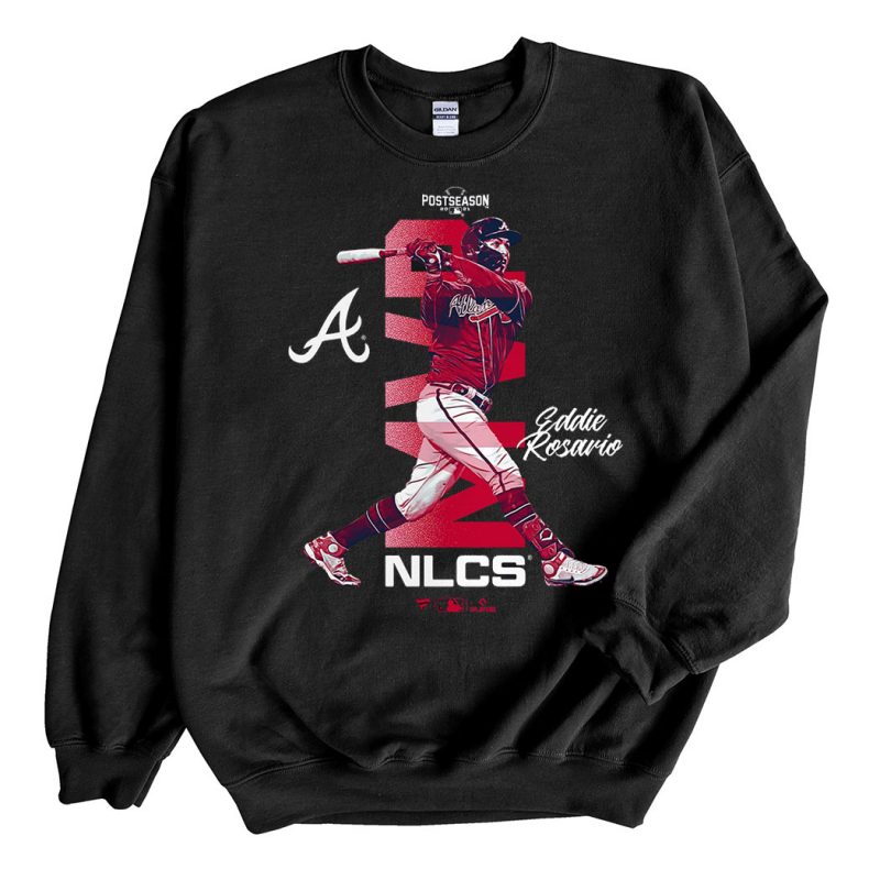 Black Sweatshirt Atlanta Braves Eddie Rosario 2021 National League Champions MVP T Shirt