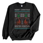 Black Sweatshirt Knstler Crazy Artist Ugly Christmas Sweater