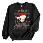Black Sweatshirt Margaret Thatcher Thatchy Christmas Ugly Christmas Sweater