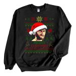 Black Sweatshirt Merry Clintmas Clint Eastwood Ugly Christmas Sweater