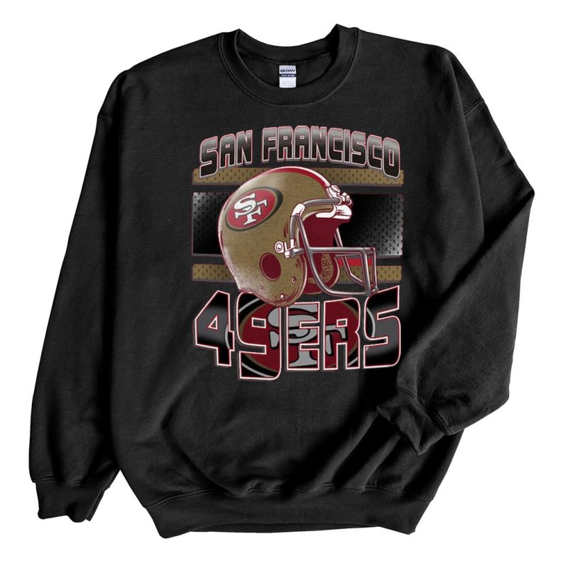 Black Sweatshirt San Francisco 49ers Scarlet Glory Days T Shirt