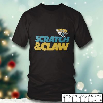 Black T shirt Jacksonville Jaguars Hometown Scratch Claw T Shirt