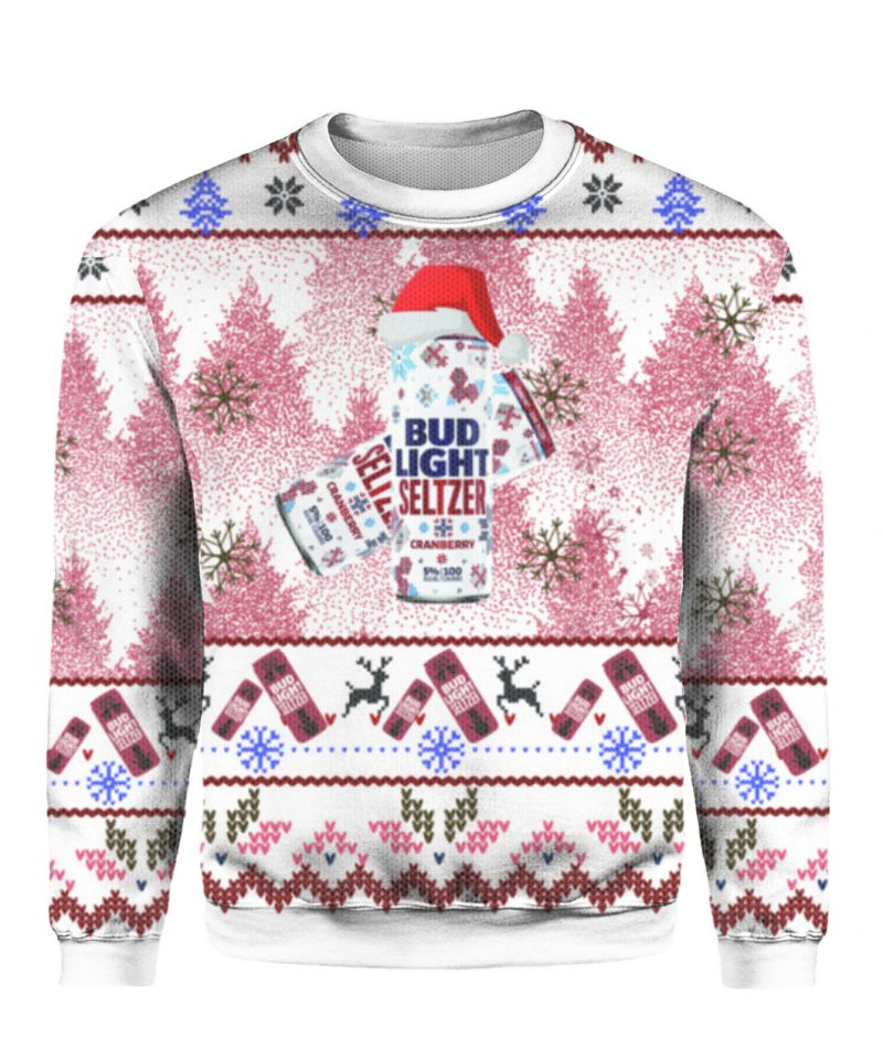 Crandberry Bud Light Ugly Christmas Sweater 1