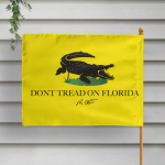 Dont tread on Florida Alligator Flag 2