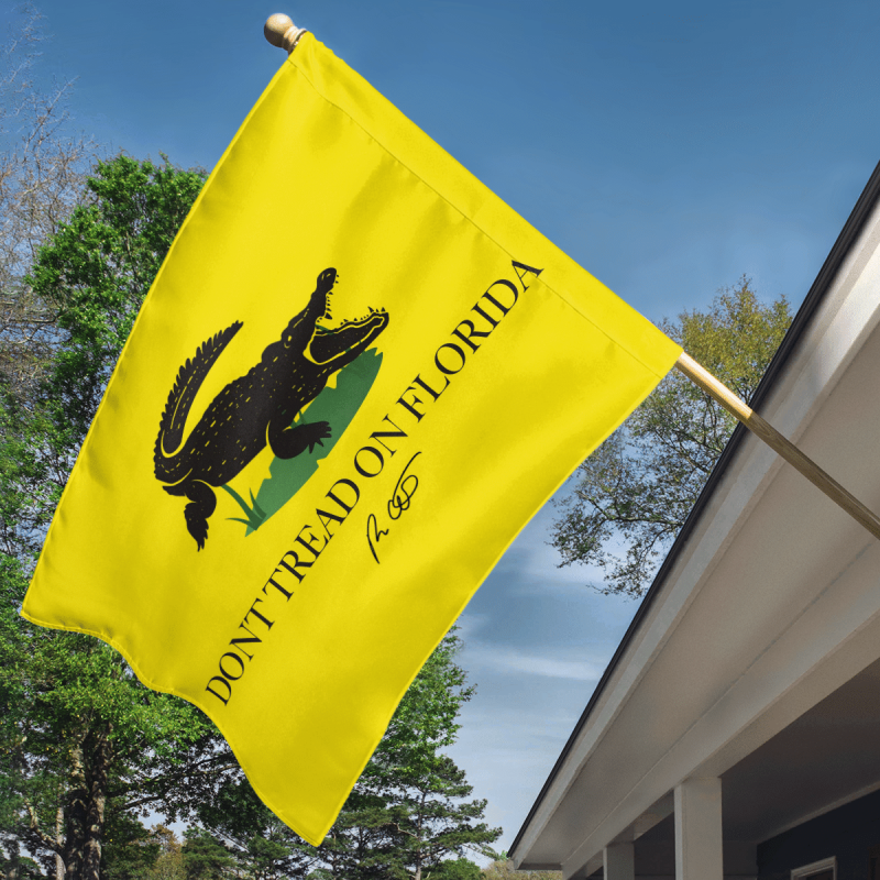 Dont tread on Florida Alligator Flag 4