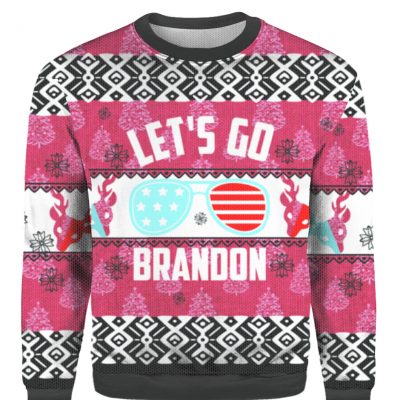 FJB lets go Brandon Ugly Christmas Sweater