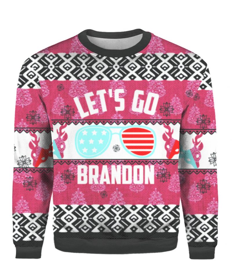 FJB lets go Brandon Ugly Christmas Sweater