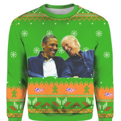 Joe Biden and Obama Ugly Christmas Sweater
