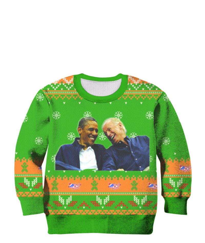 Joe Biden and Obama Ugly Christmas Sweater 5