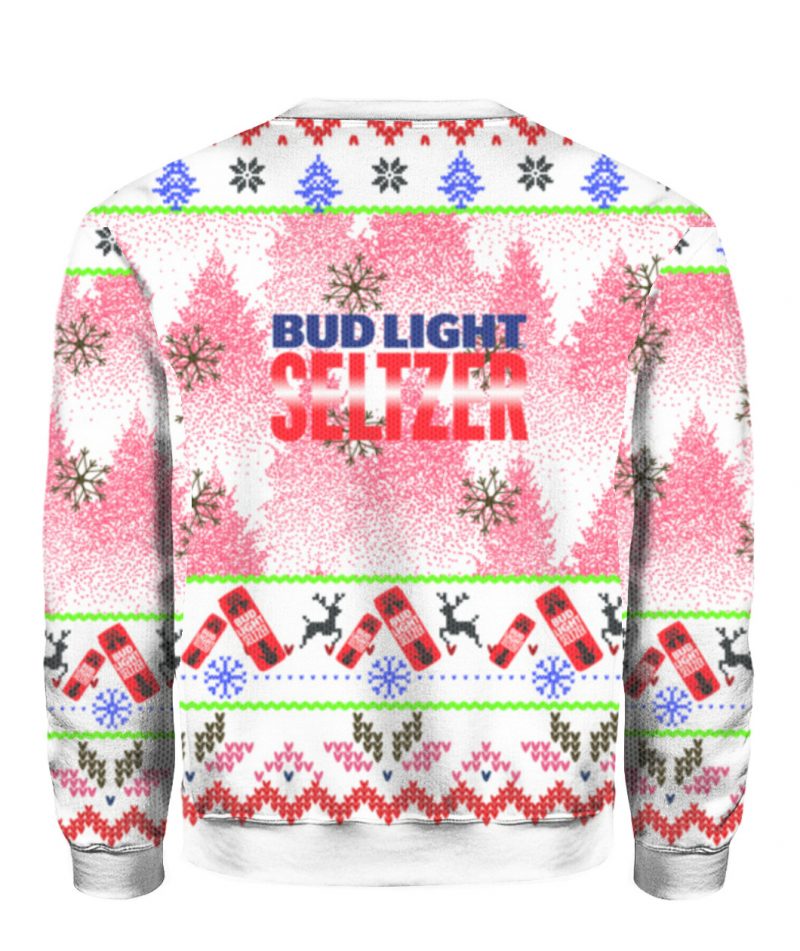 Perpermint Pattie Bud Light Ugly Christmas Sweater 2