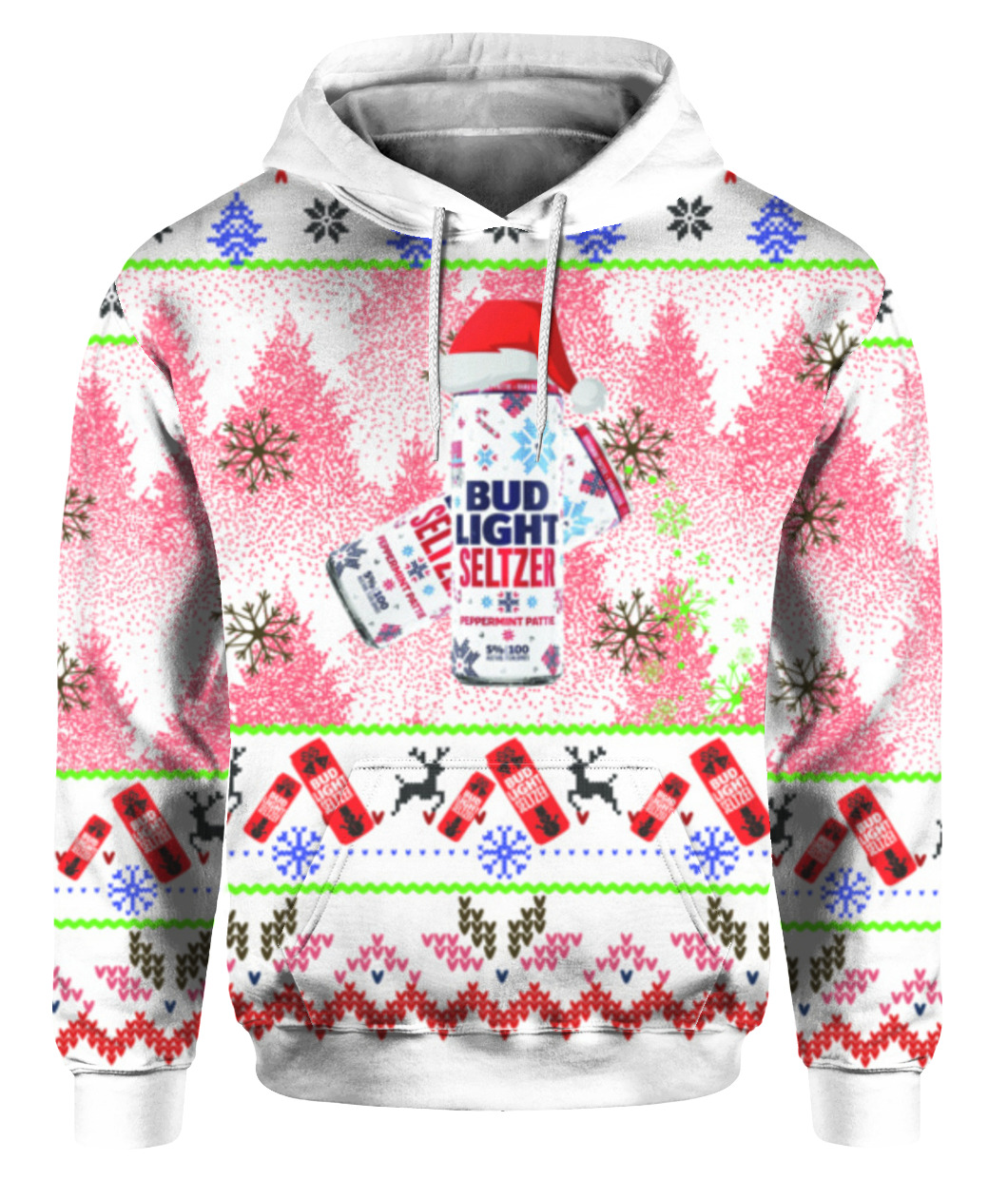 Perpermint Pattie Bud Light Christmas Sweater - Bluecat
