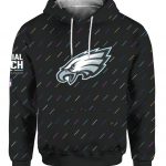 Philadelphia Eagles 2021 NFL Crucial Catch Pullover Hoodie