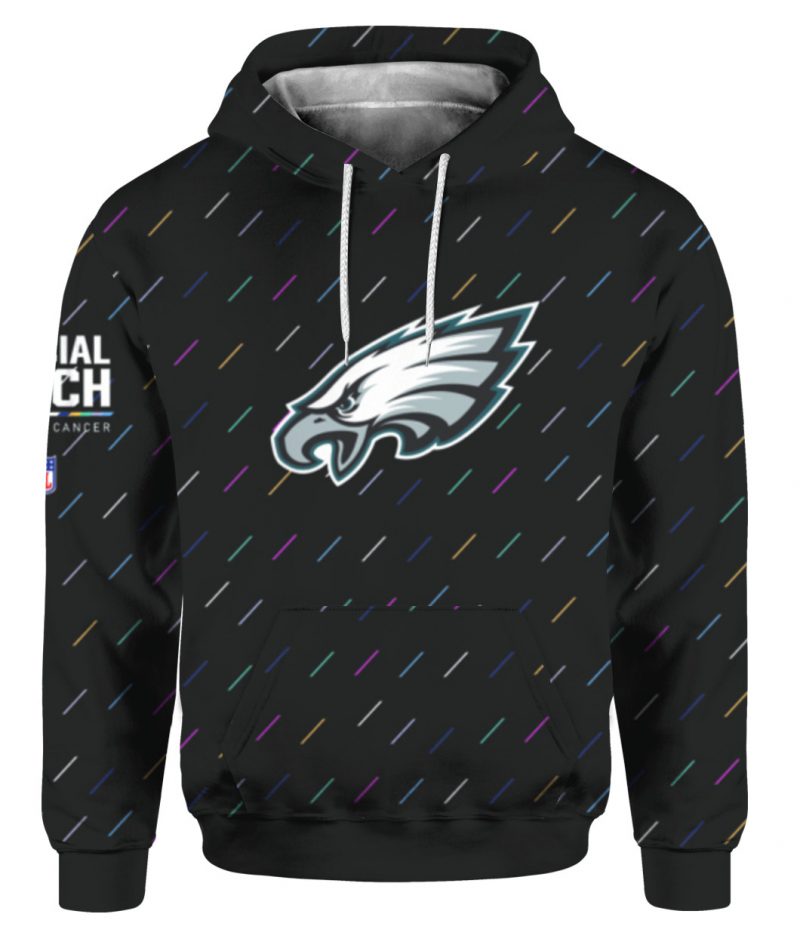 Philadelphia Eagles 2021 NFL Crucial Catch Pullover Hoodie