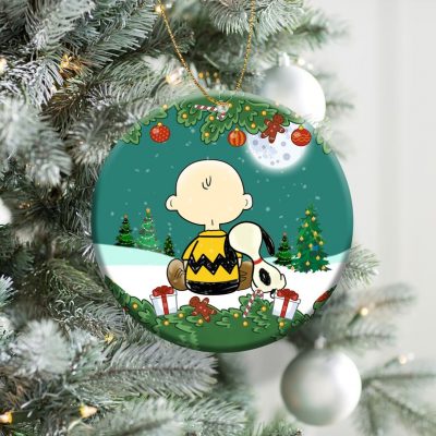 Snoopy and Charlie Brown Christmas 2021 Ceramic Ornament