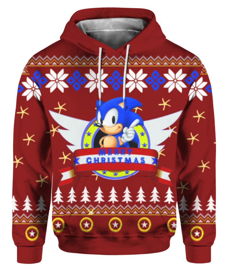 Sonic the hedgehog Ugly christmas sweater 3