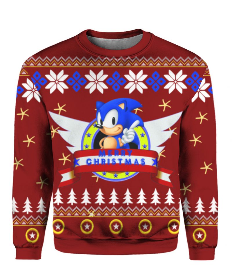 Sonic the hedgehog Ugly christmas sweater 6