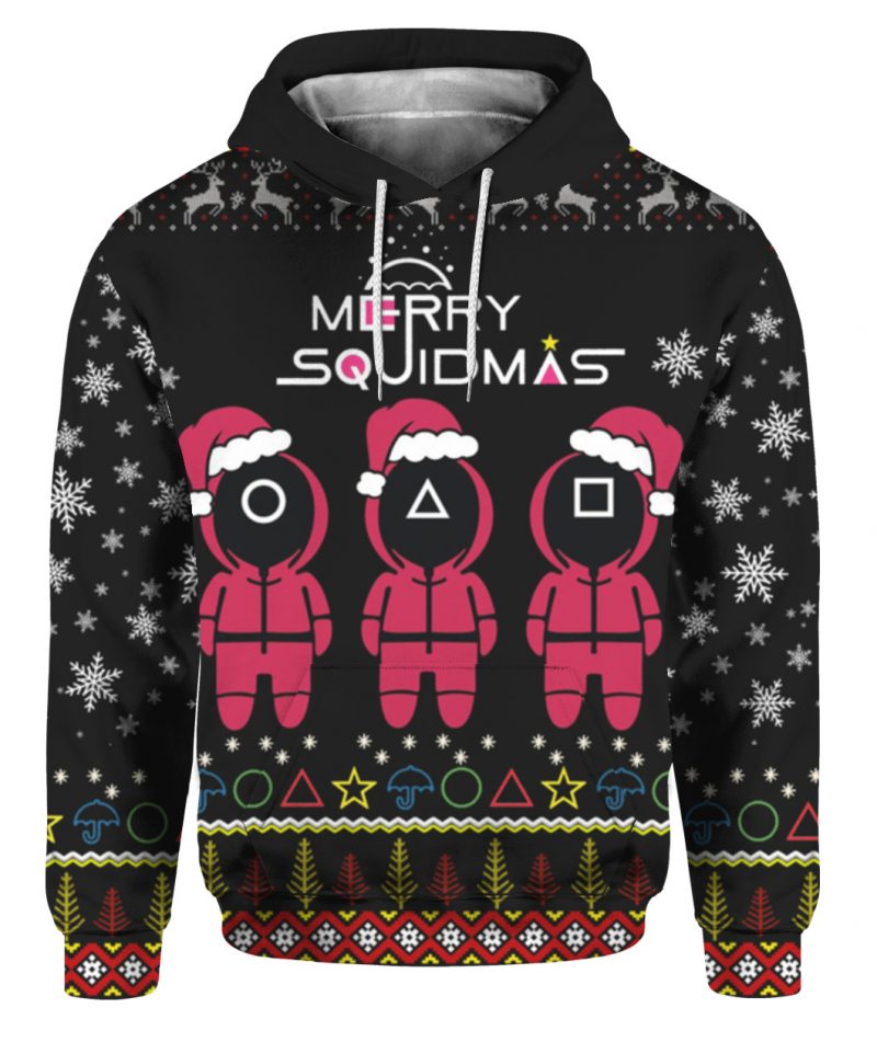 SquidGame Squidmas Ugly Christmas Sweater 1