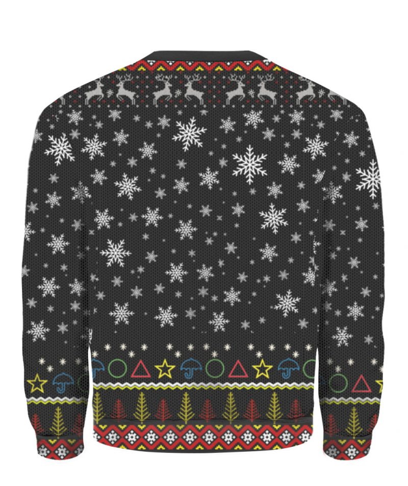SquidGame Squidmas Ugly Christmas Sweater 4