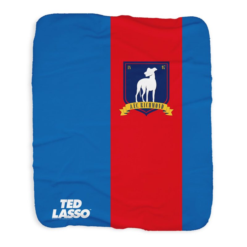 Ted Lasso A.F.C. Richmond Crest Sherpa Blanket 1