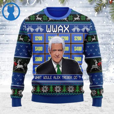 Alex Trebek Ugly Christmas Sweater