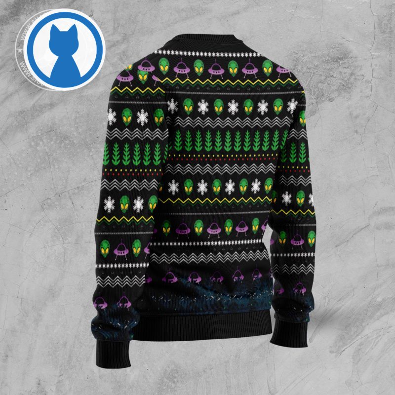 Alien Get In Loser Ugly Christmas Sweater 2