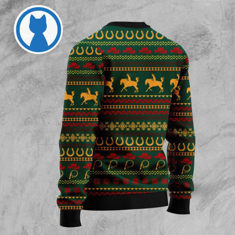 Amazing Cowboy Ugly Christmas Sweater 3