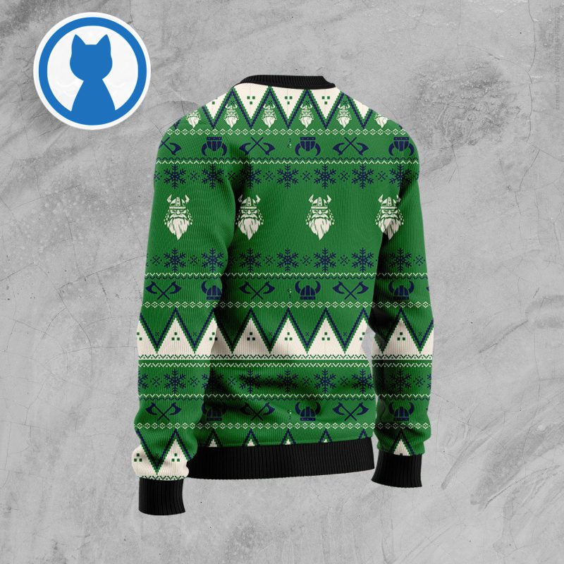 Amazing Viking Valhalla la Ugly Christmas Sweater 2