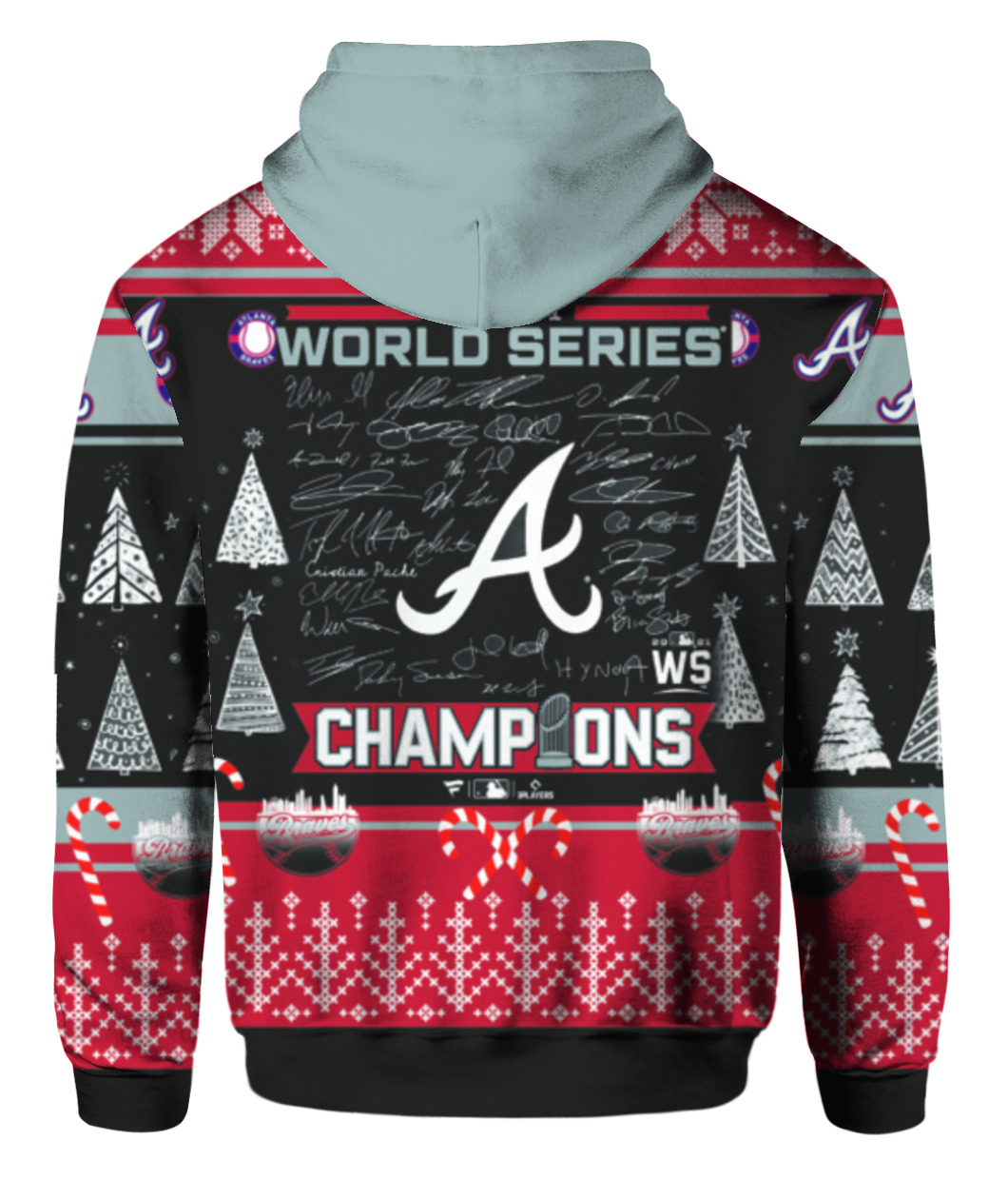 Atlanta Braves World Series Hoodie Design Color Options + All Sizes (S-5XL)