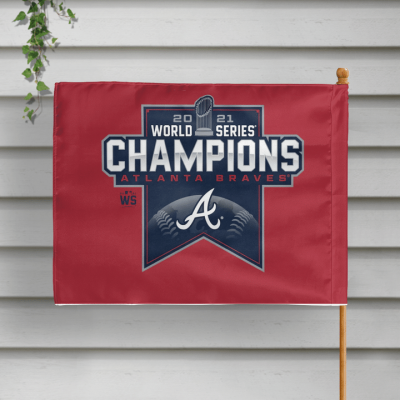 Atlanta Braves 2021 World Series Champions Flag
