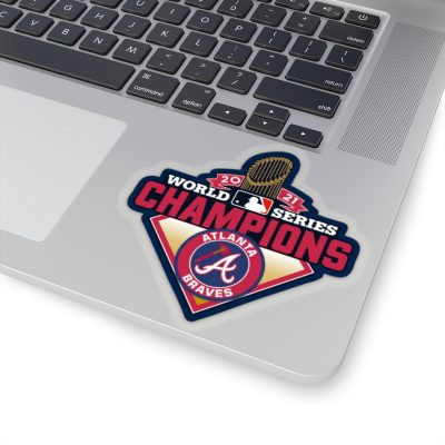 Atlanta Braves World Series Champions 2021 Die-Cut Sticker
