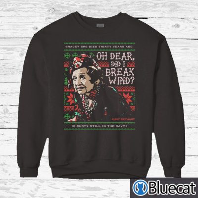 Aunt Bethany Oh Dear Did I Break Wind Ugly Christmas Sweater