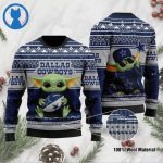 Baby Yoda Dallas Cowboys Ugly Christmas Sweater