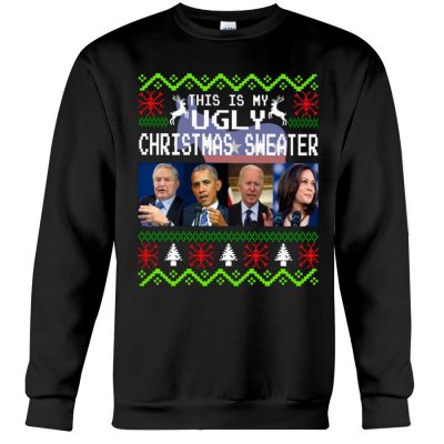 Barack Obama Joe Biden This is my ugly Christmas sweater