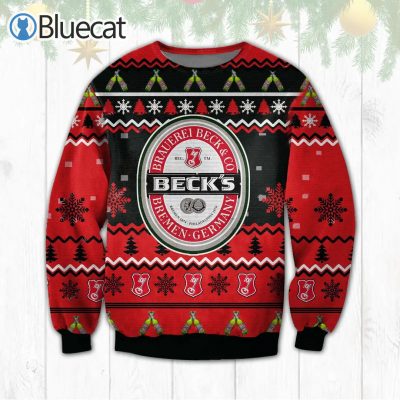 Becks beer Ugly Christmas Sweater