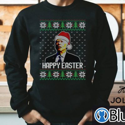 Biden Sucks Confused Happy Easter Ugly Christmas Sweater