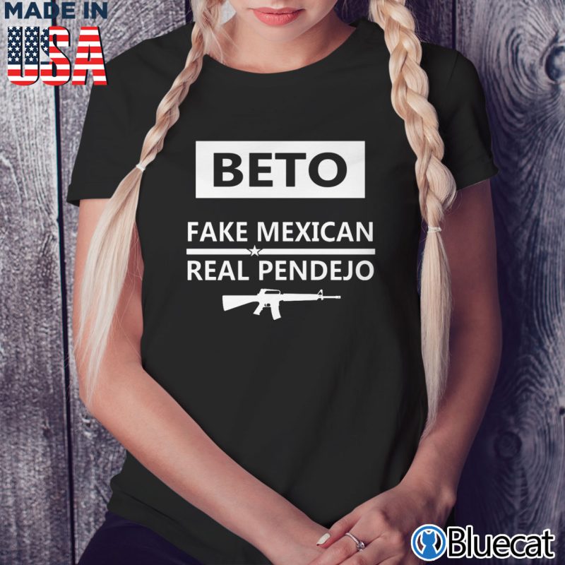 Black Ladies Tee Beto Fake Mexican Real Pende Jo T shirt