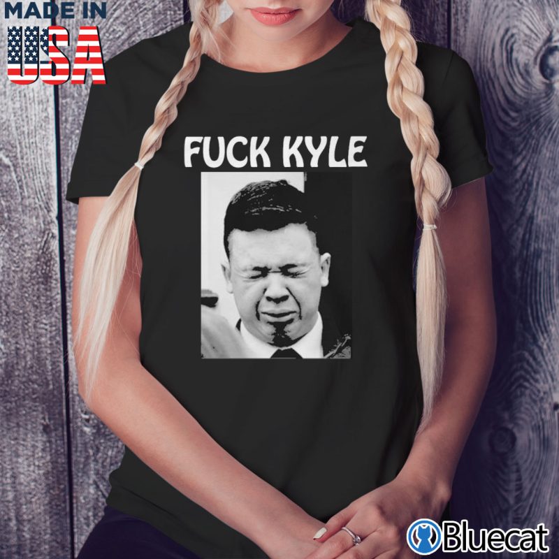 Black Ladies Tee Fuck Kyle Rittenhouse Cry T shirt