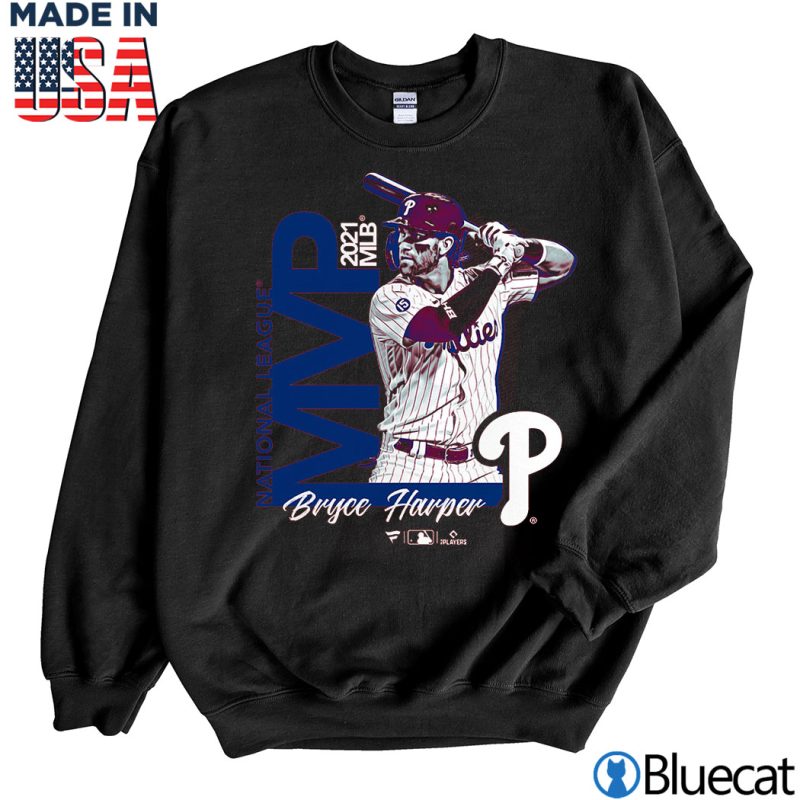 Black Sweatshirt Philadelphia Phillies Bryce Harper 2021 NL MVP T Shirt