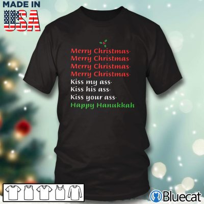 Frohe Weihnachten Leck mich am Arsch frohes Chanukka T-Shirt