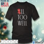 Black T shirt Taylor Swift all too well Red T shirt