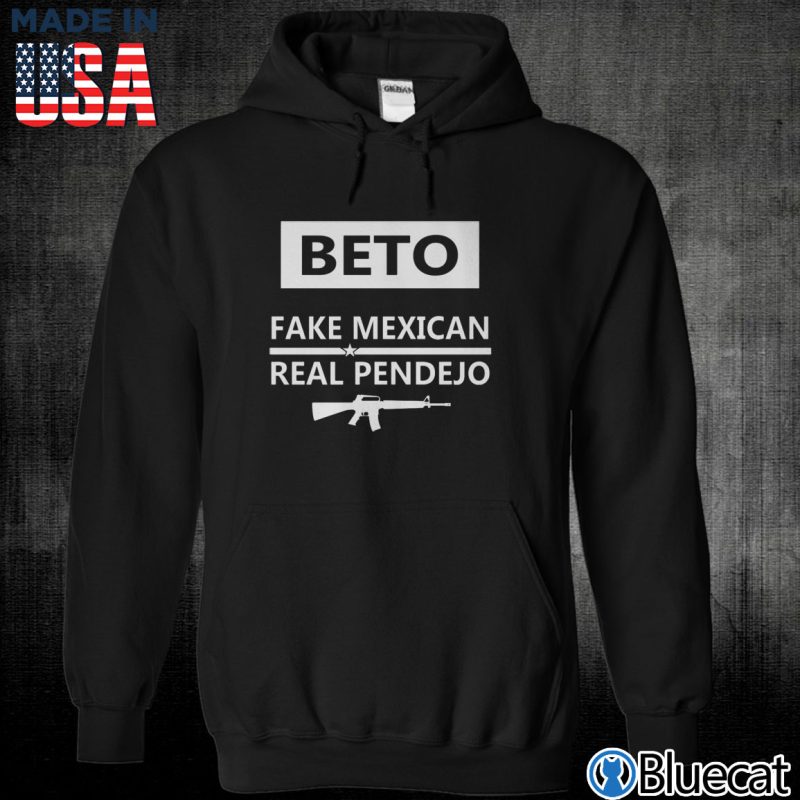 Black Unisex Hoodie Beto Fake Mexican Real Pende Jo T shirt